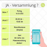 JA-Versammlung am 14.03.2022